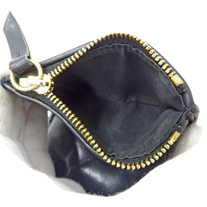 Maison Margiela メゾン マルジェラ 三つ折り財布 グラムスラム ブラック レザー レディース メンズ 【中古】