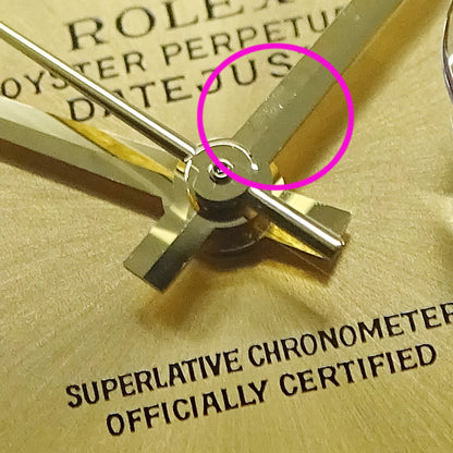 ROLEX ロレックス デイトジャスト 179178G Y番 レディース 腕時計 自動巻き AT 750YG ダイヤモンド 磨き済み【中古】