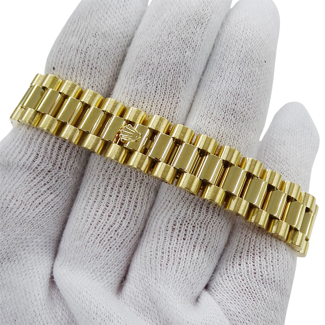 ROLEX ロレックス デイトジャスト 179178G Y番 レディース 腕時計 自動巻き AT 750YG ダイヤモンド 磨き済み【中古】