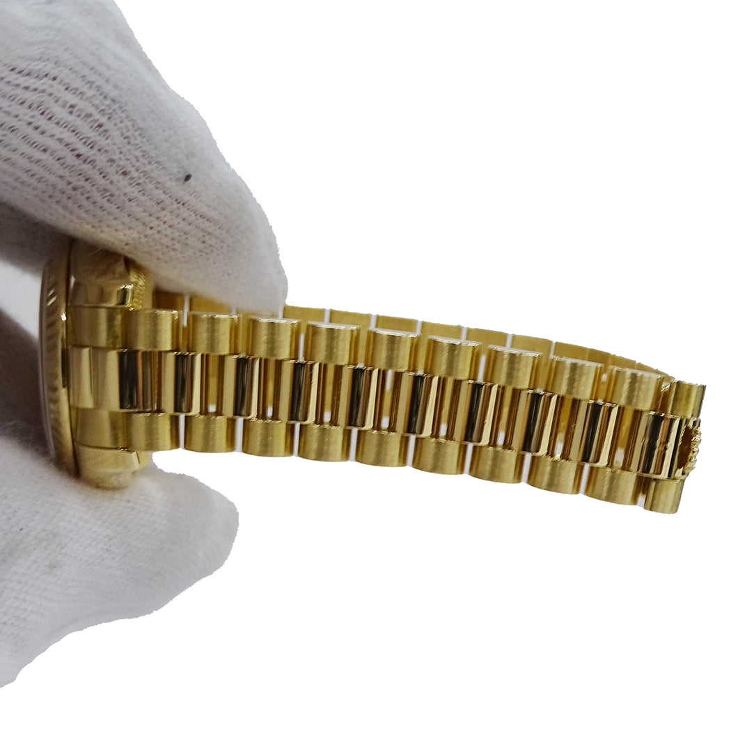 ROLEX ロレックス デイトジャスト 179178G Y番 レディース 腕時計 自動巻き AT 750YG ダイヤモンド 磨き済み【中古】