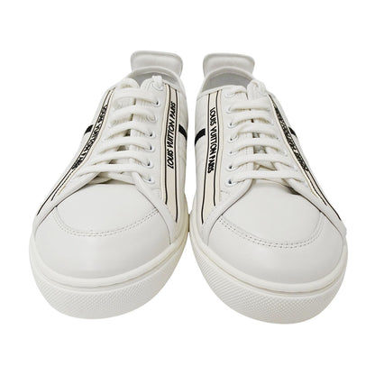 LOUIS VUITTON ルイ・ヴィトン スニーカー ホワイト レザー メンズ 【中古】