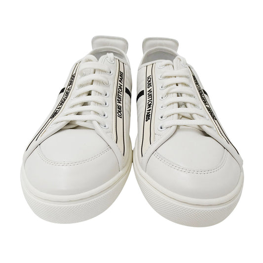 LOUIS VUITTON ルイ・ヴィトン スニーカー ホワイト レザー メンズ 【中古】