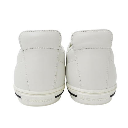 LOUIS VUITTON ルイ・ヴィトン スニーカー ホワイト レザー メンズ 【中古】