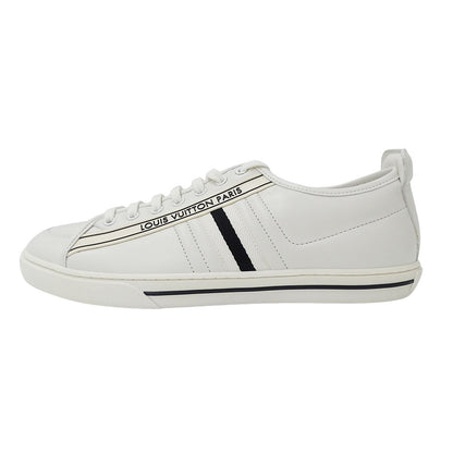 LOUIS VUITTON ルイ・ヴィトン スニーカー ホワイト レザー メンズ 【中古】