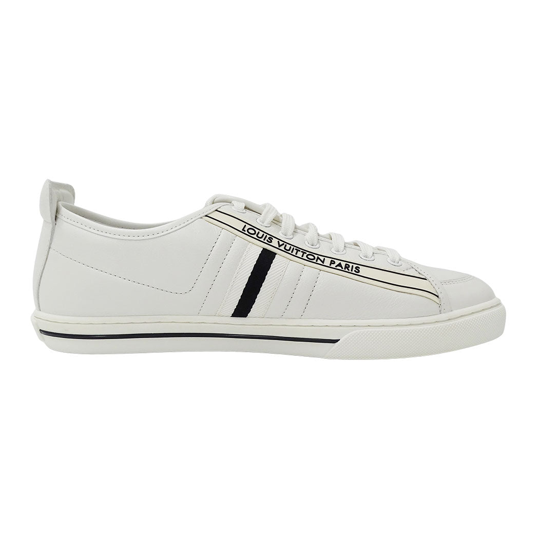 LOUIS VUITTON ルイ・ヴィトン スニーカー ホワイト レザー メンズ 【中古】