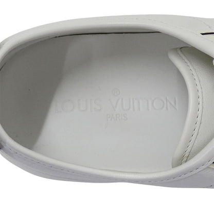 LOUIS VUITTON ルイ・ヴィトン スニーカー ホワイト レザー メンズ 【中古】