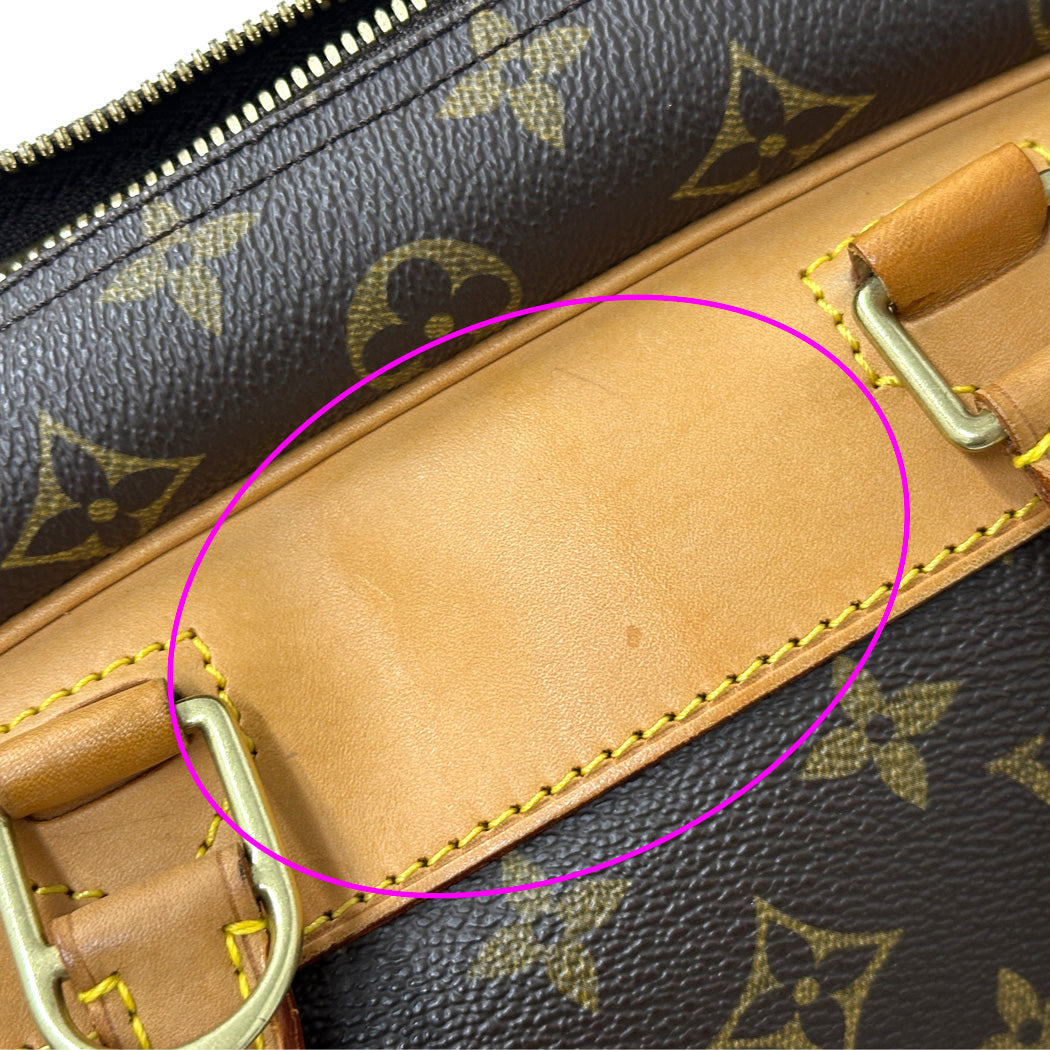 LOUIS VUITTON ルイ・ヴィトン ドーヴィル ハンドバッグ モノグラム M47270 レディース メンズ 【中古】