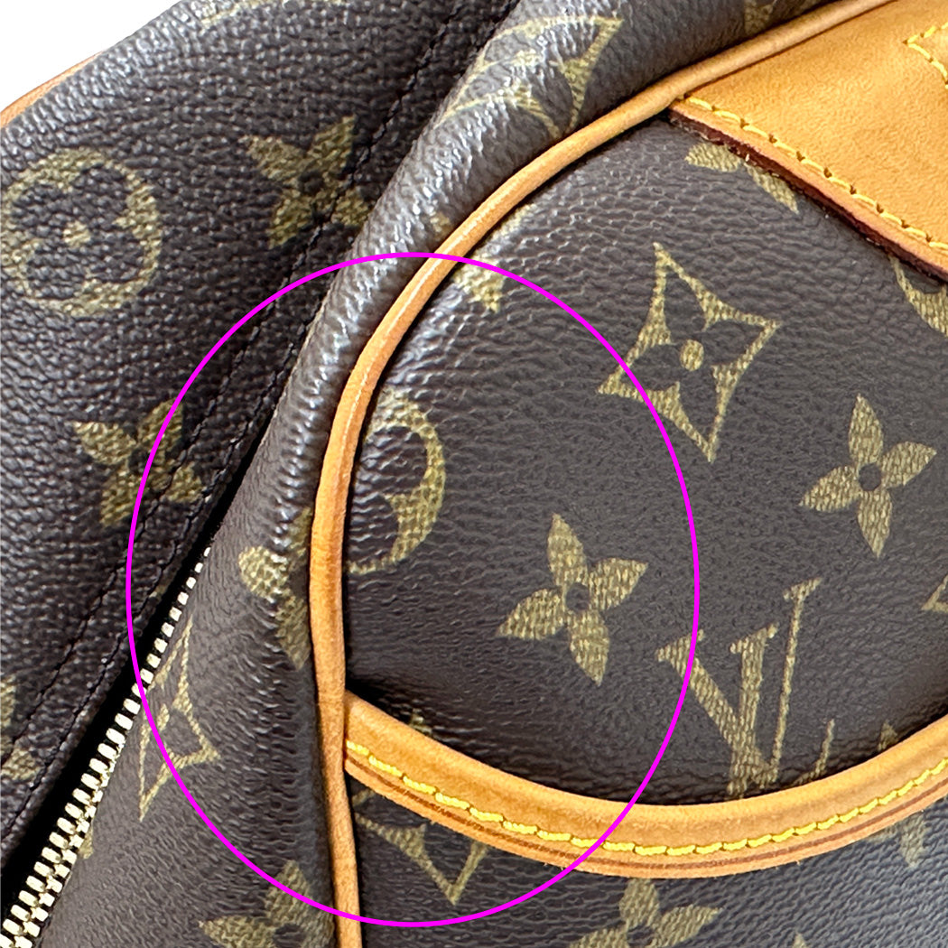LOUIS VUITTON ルイ・ヴィトン ドーヴィル ハンドバッグ モノグラム M47270 レディース メンズ 【中古】