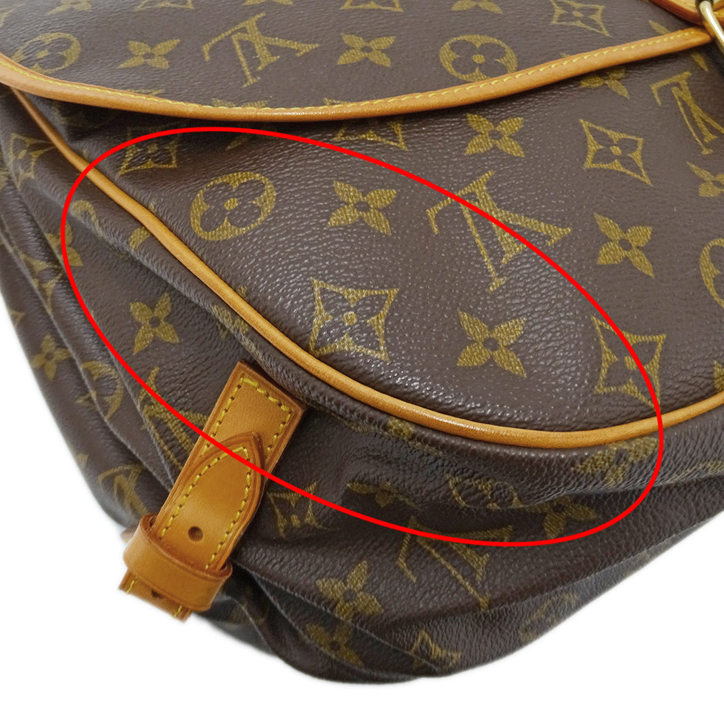 LOUIS VUITTON ルイ・ヴィトン ソミュール 30 ショルダーバッグ モノグラム M42256 レディース メンズ 【中古】