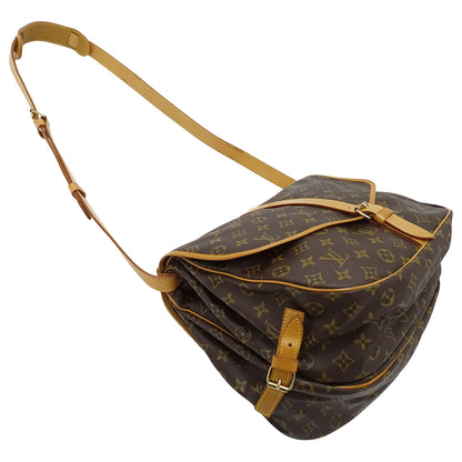 LOUIS VUITTON ルイ・ヴィトン ソミュール 30 ショルダーバッグ モノグラム M42256 レディース メンズ 【中古】