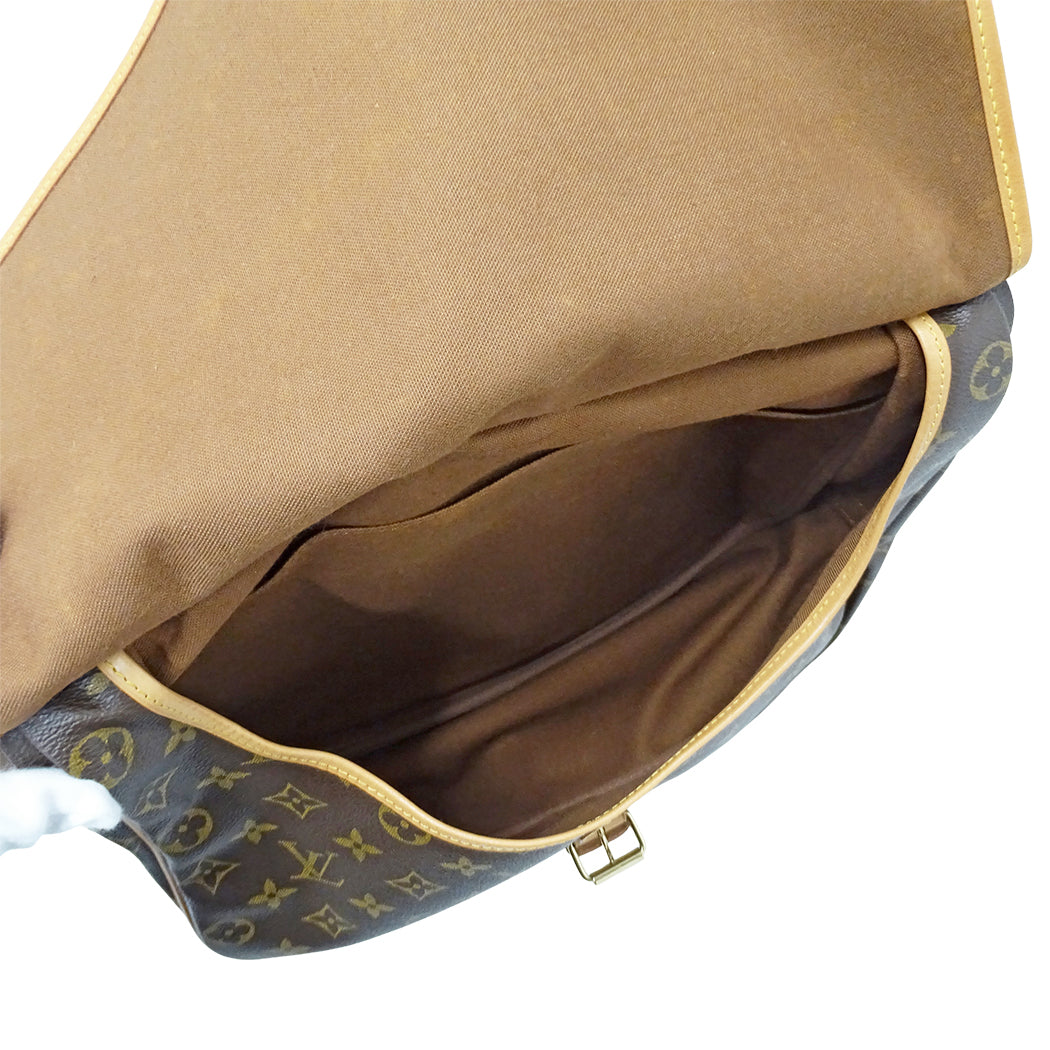 LOUIS VUITTON ルイ・ヴィトン ソミュール 30 ショルダーバッグ モノグラム M42256 レディース メンズ 【中古】