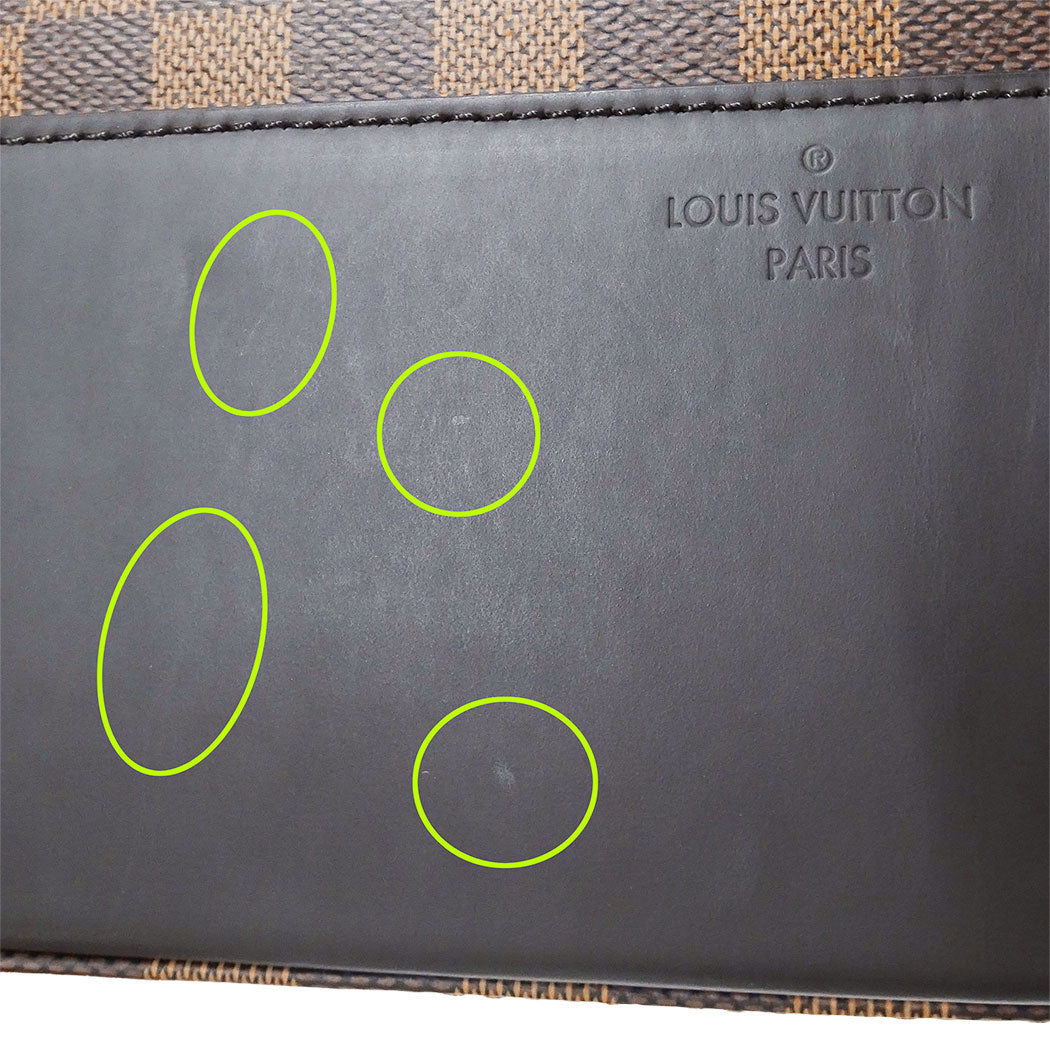 LOUIS VUITTON ルイ・ヴィトン ジェイク バックパック リュック ブラウン N41558 ダミエキャンバス メンズ 【中古】
