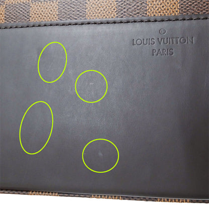 LOUIS VUITTON ルイ・ヴィトン ジェイク バックパック リュック ブラウン N41558 ダミエキャンバス メンズ 【中古】