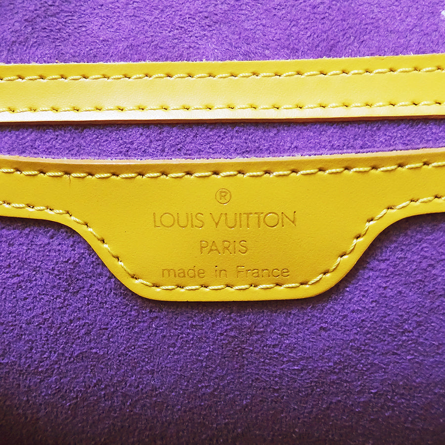 LOUIS VUITTON ルイ・ヴィトン サンジャック ポワニエロング ショルダーバッグ タッシリイエロー M52339 レディース 【中古】
