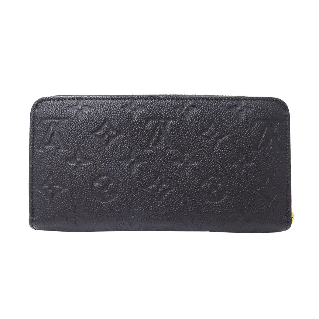 LOUIS VUITTON ルイ・ヴィトン ジッピーウォレット 長財布 アンプラント ノワール M61864 モノグラムアンプラント レディース 【中古】