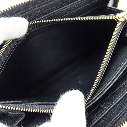 LOUIS VUITTON ルイ・ヴィトン ジッピーウォレット 長財布 アンプラント ノワール M61864 モノグラムアンプラント レディース 【中古】