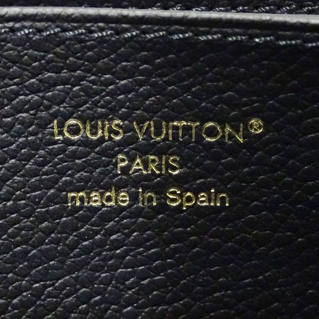 LOUIS VUITTON ルイ・ヴィトン ジッピーウォレット 長財布 アンプラント ノワール M61864 モノグラムアンプラント レディース 【中古】