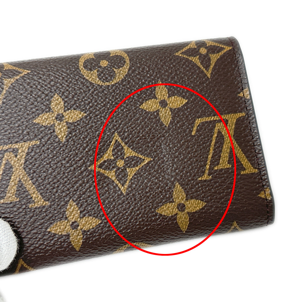 LOUIS VUITTON ルイ・ヴィトン ポルトモネ ロザリ コインケース モノグラム フューシャ M41939 レディース 【中古】