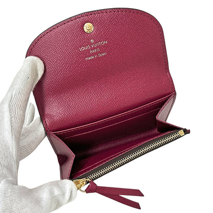 LOUIS VUITTON ルイ・ヴィトン ポルトモネ ロザリ コインケース モノグラム フューシャ M41939 レディース 【中古】