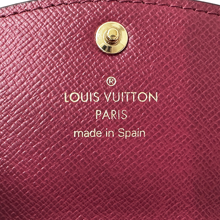 LOUIS VUITTON ルイ・ヴィトン ポルトモネ ロザリ コインケース モノグラム フューシャ M41939 レディース 【中古】