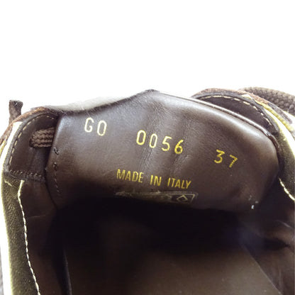 LOUIS VUITTON ルイ・ヴィトン スニーカー モノグラム ブラウン ゴールド GO0056 37 約24cm モノグラムキャンバス レディース【中古】
