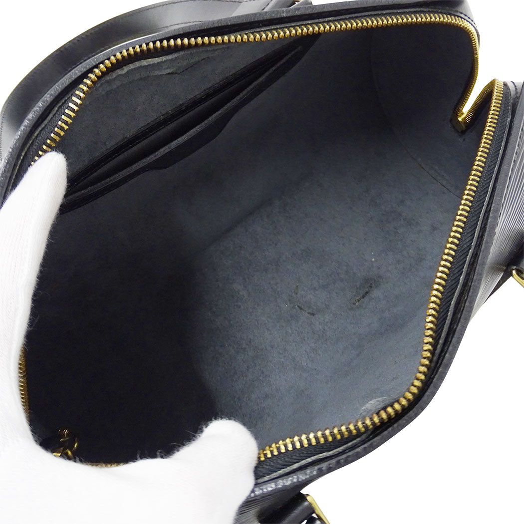 LOUIS VUITTON ルイ・ヴィトン スフロ ハンドバッグ ノワール ブラック M52222 エピレザー レディース 【中古】