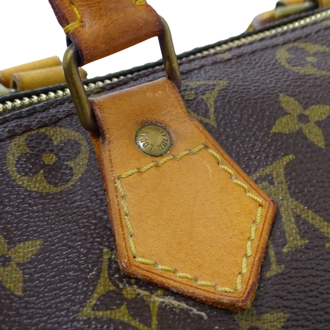 LOUIS VUITTON ルイ・ヴィトン スピーディ30 ハンドバッグ モノグラム M41526 レディース メンズ 【中古】