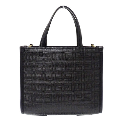 GIVENCHY ジバンシィ Gトート ミニ 2wayバッグ ブラック レザー レディース 【中古】