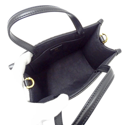 GIVENCHY ジバンシィ Gトート ミニ 2wayバッグ ブラック レザー レディース 【中古】