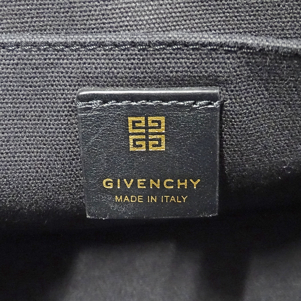 GIVENCHY ジバンシィ Gトート ミニ 2wayバッグ ブラック レザー レディース 【中古】