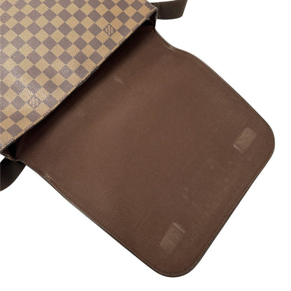 LOUIS VUITTON ルイ・ヴィトン ダミエ ブルックリンMM ショルダーバッグ N51211 レディース メンズ 【中古】