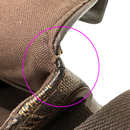 LOUIS VUITTON ルイ・ヴィトン ダミエ ブルックリンMM ショルダーバッグ N51211 レディース メンズ 【中古】