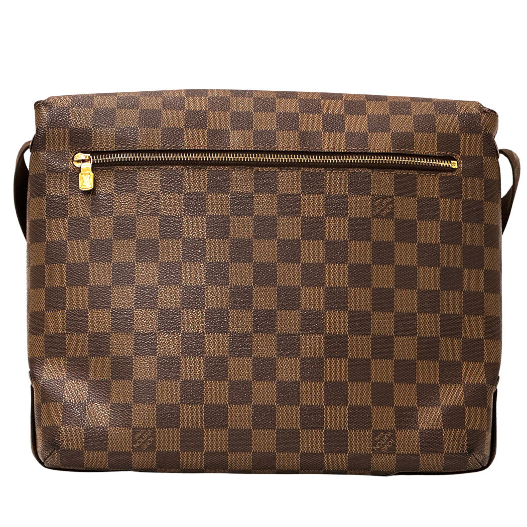 LOUIS VUITTON ルイ・ヴィトン ダミエ ブルックリンMM ショルダーバッグ N51211 レディース メンズ 【中古】