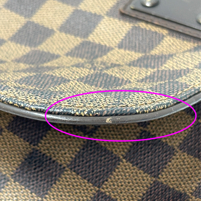 LOUIS VUITTON ルイ・ヴィトン ダミエ ブルックリンMM ショルダーバッグ N51211 レディース メンズ 【中古】