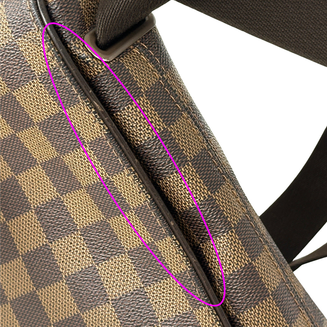 LOUIS VUITTON ルイ・ヴィトン ダミエ ブルックリンMM ショルダーバッグ N51211 レディース メンズ 【中古】