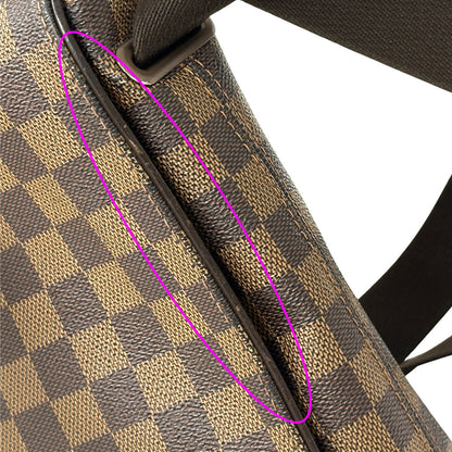 LOUIS VUITTON ルイ・ヴィトン ダミエ ブルックリンMM ショルダーバッグ N51211 レディース メンズ 【中古】