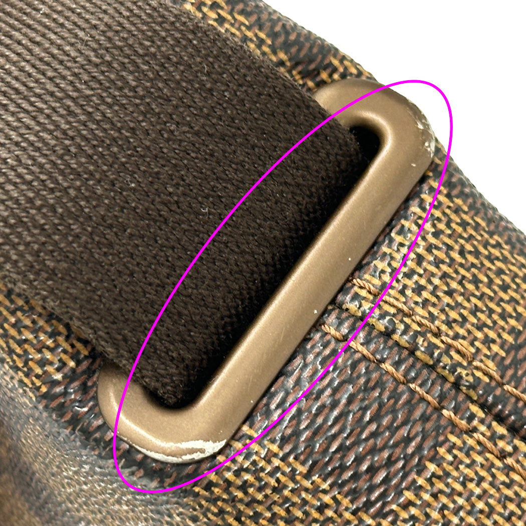 LOUIS VUITTON ルイ・ヴィトン ダミエ ブルックリンMM ショルダーバッグ N51211 レディース メンズ 【中古】