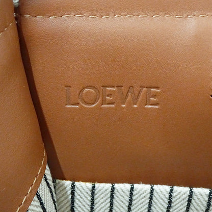 LOEWE ロエベ クッショントート スモール トートバッグ ナチュラル キャンバス レディース 【中古】