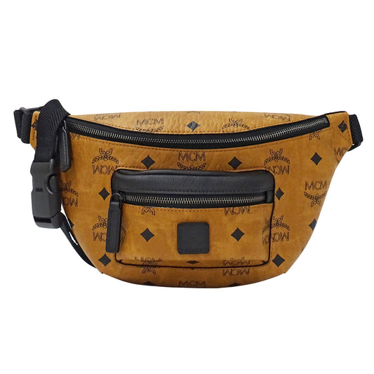 エム・シー・エム MCM ボディ・ウエストバッグ ヴィセトス コニャック レディース メンズ 【中古】