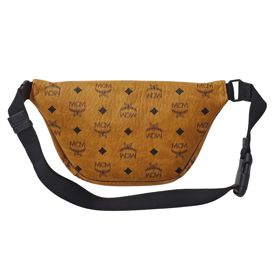 エム・シー・エム MCM ボディ・ウエストバッグ ヴィセトス コニャック レディース メンズ 【中古】
