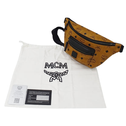 エム・シー・エム MCM ボディ・ウエストバッグ ヴィセトス コニャック レディース メンズ 【中古】