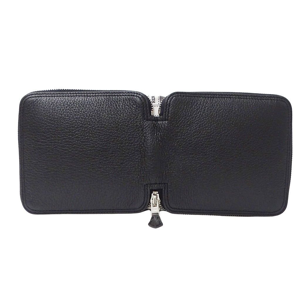 HERMES エルメス シルキーポップ トートバッグ グレー ベージュ シルク レディース 【中古】