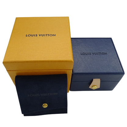 LOUIS VUITTON ルイ・ヴィトン イディール ブロッサム LV ピアス 750WG ホワイトゴールド レディース Q96544 磨き済み【中古】