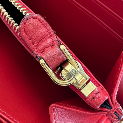 PRADA プラダ 長財布 ブラック レザー レディース メンズ 【中古】
