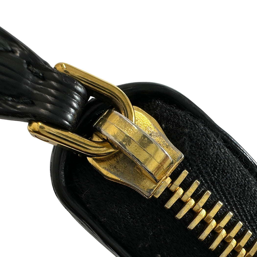PRADA プラダ 長財布 ブラック レザー レディース メンズ 【中古】