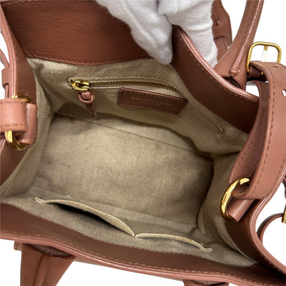 BALENCIAGA バレンシアガ 2wayバッグ ピンク 319499 レザー レディース 【中古】