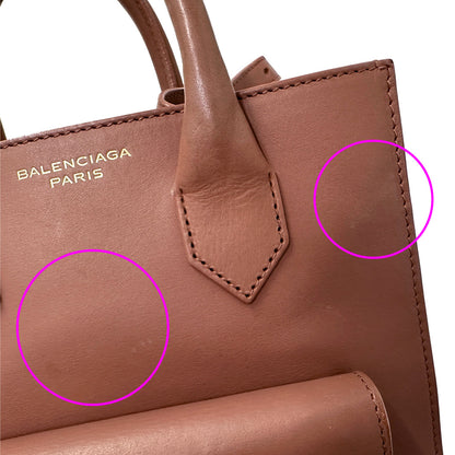BALENCIAGA バレンシアガ 2wayバッグ ピンク 319499 レザー レディース 【中古】