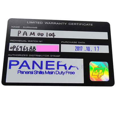 PANERAI パネライ ルミノールマリーナ PAM00104 メンズ 腕時計 自動巻き AT ステンレス ラバー 磨き済み【中古】