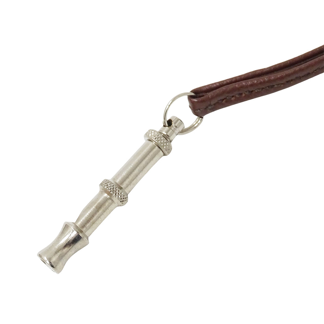 HERMES エルメス シフレ ネックレス レザー ブラウン シルバー レディース メンズ 【中古】