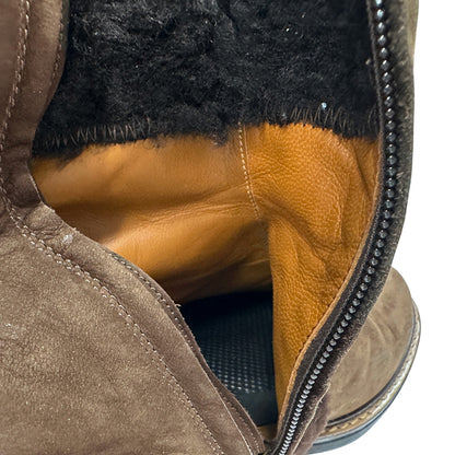 FENDI フェンディ ブーツ ブラウン スエード レディース 35 約22cm【中古】